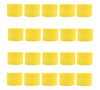 ANCLLO 20 rouleaux de banderoles de fête en papier crépon de 3,5 cm x 10 m, décorations à suspendre pour toile de fond de banderoles pour les décorations de fête, de mariage et de festival (Jaune)