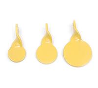 ANCLLO 3Pcs Cibles à réinitialisation Automatique Jaunes Cibles de tir en Rotation Ensemble de plaques de Cible en métal