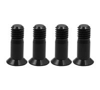ANCLLO 4 Pcs Alliage D'aluminium Vélo Dérailleur Arrière Boulon Titane Boulon Jockey Roue Boulon Pièces Vélo Shifter Guide Rouleau Boulon Vis VTT M5 * 14.2mm-Noir