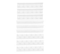 ANCLLO 9PCS Organisateur de Bijoux Mural Porte-Bijoux Autocollants pour Boucle d'oreille Bague Collier