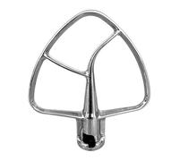 ANCLLO Accessoire d'agitateur Plat en Acier Inoxydable pour Robots culinaires 4.5-5 QT Stand Mixer Passe au Lave-Vaisselle