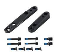 ANCLLO Adaptateur De Frein À Disque À Montage Plat pour Vélos De Route/VTT 140/160 Mm Avant/arrière Compatible avec Les Adaptateurs De Frein À Disque Shimano