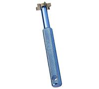 ANCLLO Aiguiseur de club de golf avec 6 têtes de nettoyage - Outil de nettoyage parfait pour rainurer - Cale en alliage solide - Outil parfait pour tous les fers - Pitching, sable, lob, espace (bleu)