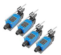 ANCLLO Antrader ME-8107 Lot de 4 interrupteurs momentanés à levier en plastique NC-NO pour fraiseuse laser et plasma CNC