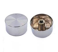 ANCLLO Bouton de Cuisinière à Gaz 4 PCS 6mm Boutons de Commande Ronds Universels Interrupteur de Four Interrupteur de Surface de Cuisson Serrures pour Divers Four Cuisinière Table de Cuisson