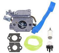 ANCLLO Carburateur 545081811 Compatible avec le souffleur de feuilles 125B 125BX 125BVX remplace le carburateur C1Q-W37 avec ampoule d'amorçage de filtre à carburant de ligne de carburant