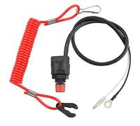ANCLLO Cordon universel pour moteur hors-bord - Interrupteur d'arrêt d'urgence et sangle de sécurité pour moteurs hors-bord - Pour VTT, bateau et vélo