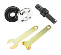 ANCLLO Ensemble de convertisseur de bielles pour perceuse électrique, Ensemble d'adaptateurs de meuleuse d'angle en métal, Adaptateur de perceuse à mandrin