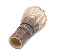 ANCLLO Fouet en bambou noir Chasen Matcha Outil de cérémonie du thé japonais 70-75 dents