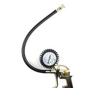 ANCLLO Gonfleur de pneu avec manomètre 220 PSI jauge de pression de pneu de mandrin à Air en laiton pour toute voiture camion moto vélo