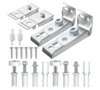 ANCLLO Kit de réparation de quincaillerie pour Porte Pliante, 20 pièces, Ensemble de pièces de Rechange pour Porte Pliante