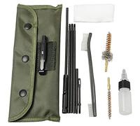 ANCLLO Kits de Nettoyage Kit de Nettoyage d'alésage de Fusil Set Shot Cleaner Brush Rod Maintenance pour Calibre .22cal .223 556 avec Accessoires de Pochette durables