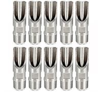 ANCLLO Lot de 10 tétines automatiques en métal NPT 1,27 cm pour semences et porcelettes