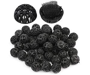 ANCLLO Lot de 100 filtres biochimiques en coton pour filtre à eau et fontaine en cascade 16 mm