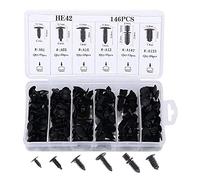 ANCLLO Lot de 146 rivets en plastique pour voiture GM