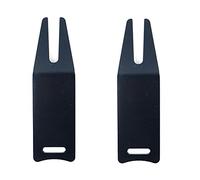 ANCLLO Lot de 2 outils de réparation de divot de golf - Design classique en aluminium - Noir