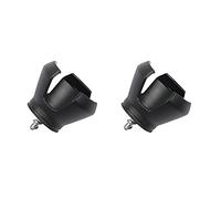 ANCLLO Lot de 2 pinces de ramassage pour balles de golf - 3 griffes - Accessoire de golf - Noir