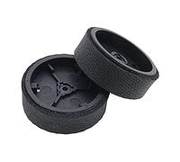 ANCLLO Lot de 2 roues et pneus pour robot de balayage Roues et pneus pour roulette, pièces de robot de nettoyage pour 380 5200