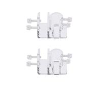 ANCLLO Lot de 2 supports de tuyau d'eau pour aquarium - Clips de fixation souples - En acrylique transparent