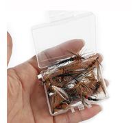 ANCLLO Lot de 20 leurres de pêche à la mouche avec boîte étanche