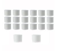 ANCLLO Lot de 20 rouleaux de papier crépon à suspendre pour décoration de fête d'anniversaire, mariage et festival Blanc 3,5 cm x 10 m