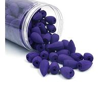 ANCLLO Lot de 200 cônes d'encens à refoulement avec parfums naturels de lavande pour maison, bureau, cuisine, chambre à coucher, salle de yoga