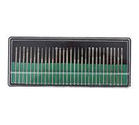 ANCLLO Lot de 30 Fraises diamantées en Titane de 3 mm pour Outils rotatifs, pour Verre, Marbre, Rock et Bijoux Rotatif de Gravure Outil