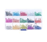 ANCLLO Lot de 450 épingles à nourrice en forme de poire - 15 couleurs - Petites épingles en métal pour projets de bricolage, marqueurs de maille, couture et vêtements avec boîte de rangement