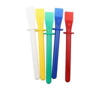 ANCLLO Lot de 5 spatules à Colle PVA en Plastique de Couleur vive, Multicolores, parfaites pour l'art et l'artisanat