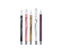 ANCLLO Lot de 5 stylos de sculpture en silicone pour nail art