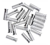 ANCLLO Lot de 50 inserts de flèche en aluminium avec points de tir à l'arc .244 pour entraînement sur cible