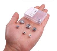 ANCLLO Lot de 6 goupilles rondes en bois de 4 à 12 mm - Outils en acier pour le travail du bois