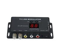 ANCLLO Modulateur UHF, TM70 UHF TV Link Modulator Convertisseur AV vers RF Extension IR, Modulateur Modulateur AV vers RF Convertisseur IR Extender, Prise en Charge PAL/NTSC avec Câble de Charge USB