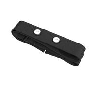 ANCLLO Moniteur de fréquence Cardiaque Sangle de Poitrine de Rechange réglable et Souple Compatible avec Polar H10 Polar H9 Polar H7 (Noir)
