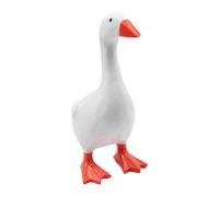 ANCLLO Oie Porte-clés magnétique Résine Forme d'oie Porte-clés Porte-outils magnétique Décoration de la maison Figurines d'animaux mignons Porte-clés pour clés Lunettes Cloches