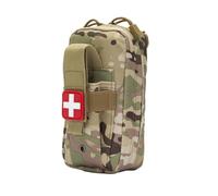 ANCLLO Pochette de Survie Tactique d'urgence Kit de traumatologie Vide Pochette médicale EDC pour Voyage en Plein air Camping randonnée Trekking
