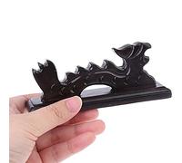 ANCLLO Porte-pinceaux vintage en bois sculpté pour calligraphie chinoise