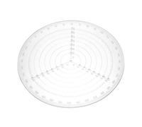 ANCLLO Règle de boussole pour le travail du bois, outil de dessin de cercles de boussole pour le travail du bois, règle de centrage en acrylique à échelle précise