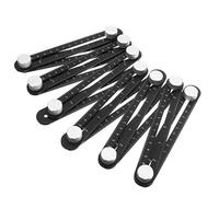 ANCLLO Règle de mesure multi-angles 12 côtés en alliage Outil de mesure 12 côtés Règle de pliage Règle de brique Carrelage Outils de positionnement d'angle en bois