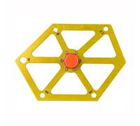 ANCLLO Règle hexagonale en alliage d'aluminium pour scie de table, outil de mesure multi-angle, rapporteur, inclinomètre, outils d'angle