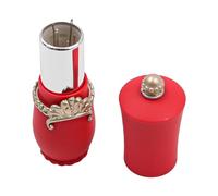 ANCLLO Support pour Aiguilles à Coudre en Forme de Rouge à lèvres - Coussin caché et rétractable - Accessoire de Couture pour travaux manuels - Outil de Bricolage (Rouge)