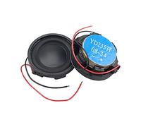 ANCNA 2 pièces 23mm Mini Gamme complète Haut-Parleur 8ohm 2w Longue Course Rubble Edge Ronde Pleine fréquence Haut-Parleur