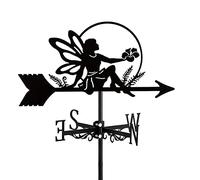 ANCNA-U Girouette décorative avec personnages de contes de fées, indicateur de direction de toit, facile à installer sur le toit, la cour, le jardin en plein air, fée