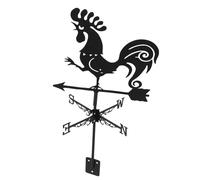 ANCNA-U Girouette en métal antique pour décoration - Girouette en métal - Girouette de toit - Girouette à vent - Indicateur de coq - Moulin à vent en fer - Personne avare