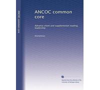 ANCOC common core: Advance sheet and supplemental reading, leadership