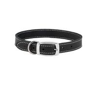 Ancol Heritage Collier pour Chien en Cuir Durable - Accessoire de Dressage pour Chiot - Raccord moulé sous Pression pour Plus de résistance et de Confort - 35-43 cm Taille 4