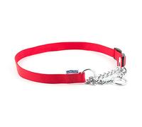 Ancol Heritage-Collier pour Chien en Nylon et chaîne de contrôle.