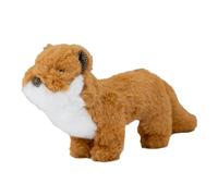 Ancol Heritage Walter Jouet pour Chien en Forme de belette 33 cm - Peluche couinante avec Design Multi-Textures - Jouet Confortable pour Jouer en Douceur