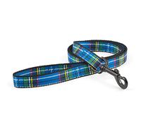 Ancol Laisse Tartan Bleu 1m x 19mm