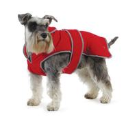 Ancol Muddy Paws Stormguard Coat with Fleece Lining - Red (Size: Large)